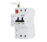 FTVOGUE Interruttore Automatico WiFi PA66 Interruttore Automatico Intelligente 63A 2P AC230V di Controllo Remoto con Potere di Interruzione 6kA per Distribuzione di Energia Domestica Ed Elettricisti