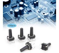 FTVOGUE Interruttore del Pulsante di Immetto, Durata di Servizio più Lunga, della qualità, Uso Pratico, stabilità di Supporto, Materiali in Ingegneria, Luce e Interruttore Pratico con Squisito