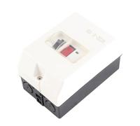 FTVOGUE Interruttore di Protezione Motore, Regolatore di Circuito Impermeabile in ABS per Motore 220 V 380 V Classificato IP55, Interruttore di Sovraccarico 4 A per Uso Industriale