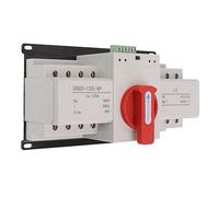 FTVOGUE Interruttore di Trasferimento Automatico A Doppia Alimentazione, Materiale Pa66, Interruttore di Trasferimento 125 A 400 V per Box/Cover e Luoghi Pubblici