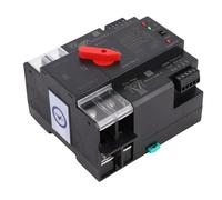 FTVOGUE Interruttore di Trasferimento Automatico a Doppia Potenza 2p 100A DIN Gara Controller a Levetta Montata con Materiale per Ritardante di Infiamme per PZ30 per Le di