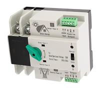 FTVOGUE Interruttore di Trasferimento Automatico a Doppio Alimentazione Principale sul Retro -up -Frizione Switch di Ripristino del Millise Materiale PC 230 VACE Adatta per Le Fabbriche (80A)