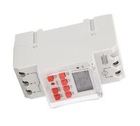 FTVOGUE Interruttore Timer Digitale, relè Temporizzato Programmabile ABS Display LCD 30 A CA, da 1 Secondo A 168 Ore 20 Timer On/off per Elettrodomestici Pompe Luci Ventilatori