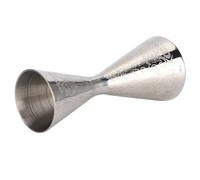 FTVOGUE Jigger in Acciaio Inossidabile, Misurino per Cocktail in Acciaio Inossidabile 304 da 30 Ml 45 Ml su Entrambi i Lati con Segni di Scala Chiari e Motivo di Incisione per Baristi Home Bar