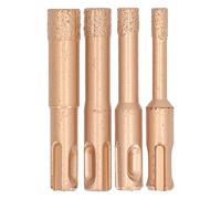 FTVOGUE Kit a Tazza Brasata da 4 Pezzi Apri Foro per Piastrelle con Gambo