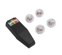 FTVOGUE Kit di Attrezzatura per la Caccia Ai Fantasmi Misuratore EMF e 4 Palline per Gatti Attivate Dal Movimento con Display LED Ad Alta sensibilità per L'esplorazione Dell'home Office