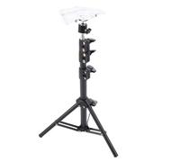 FTVOGUE Kit di Montaggio per Treppiede, Supporto per Treppiede in Lega di Alluminio Regolabile in Altezza da 20 a 51 Pollici con Piedini in Gomma Antiscivolo, per Mini Piatto