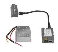 FTVOGUE Kit Iniettore PoE 150 W per Internet Satellitare V2, Alimentatore GigE con Convertitore Boost 48 V CC, Uscita 3 A per connettività Stabile A Router e Antenna Parabolica