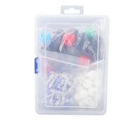 FTVOGUE Kit Modello Molecolare, Kit di Costruzione Chimica da 57 Atomi e 56 Celle per Biochimica Organica Inorganica con Componenti Codificati a Colori, Plastica ABS Portatile per
