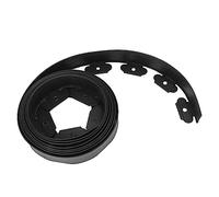 FTVOGUE Kit per Bordure da Giardino Senza Scavo, in PE, con 15 Picchetti, Ideale per Aiuole, Prati e Anelli per alberi. (5cm*5cm*5m)