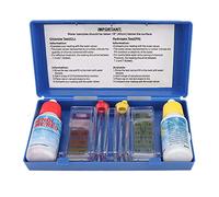 FTVOGUE Kit per Il Test dell'Acqua della Piscina, Kit per Il Test del Cloro PH Accessori per la Scatola del Test della qualità dell'Acqua per Il Test del Cloro e del PH della Piscina,