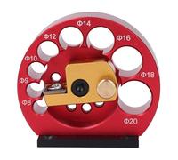 FTVOGUE Kit per Tasselli, Lega di Alluminio, Taglierina per Tasselli di Precisione Regolabile, Metrico a 8 Fori per gli Appassionati della Lavorazione del Legno