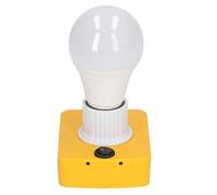 FTVOGUE Lampada da Lavoro a LED, Lampada di Emergenza Portatile per PC con Base a Vite, 7W 700LM 6500K da 12V a 60V, per Campeggi, Garage, Interruzione di Corrente in Cantiere, con Adattatore per