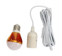 FTVOGUE Lampadina LED DC 12V, Lampadina LED 5W, Illuminazione Stabile, Ampia Applicazione E27 con Cavo da 3 Metri per Uso interno.