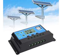 FTVOGUE LCD Sun Regulator 40A Blue PWM Caricatore Inspettore Doppio USB Output per le Forniture Domestiche