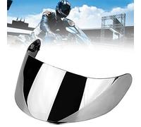 FTVOGUE Lenti per Casco, Lenti per Casco con Scudo Antivento per Moto, Lenti di Ricambio per Casco con Protezione UV, Filtro per Lenti Integrale PC Adatto per AGV K1 K3 SV K5 K5 S(d'Argento)