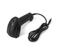 FTVOGUE Lettore di Codici a Barre 1D 2D Lettore di Codici a Barre Portatile Cablato USB Scansione Continua Automatica con Design Ergonomico per la Logistica delle Biblioteche dei Negozi Al (U-2)