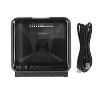 FTVOGUE Lettore di Codici a Barre Desktop 1D 2D, Lettore di Codici a Barre Omnidirezionale con Rilevamento Preciso a Infrarossi USB Plug and Play per Libreria Al Dettaglio del