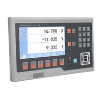 FTVOGUE Lettura Digitale LCD Display DRO Console di Lettura Digitale Schermo a Colori Reali da 7 Pollici Chip a 34 Bit Memorie da 64 MB Sonda Tattile Guida Integrata per (Spina europea 4 assi)