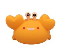 FTVOGUE Luce Notturna a Forma di Granchio, Lampada per Animali in Silicone con 3 Livelli di luminosità, Timer da 30 Minuti, Portatile per Cameretta e Asilo Nido