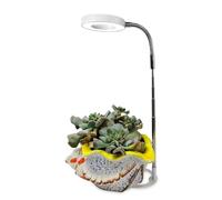 FTVOGUE Luce Solare Imitazione Sana a Spettro Completo Lampada per Coltivazione Plug-in Lampada per Piante 48 LED per Crescita con Timer Regolabile per Piante Grasse e in Vaso Ambiente Privo di