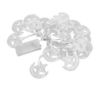 FTVOGUE Luci della Stringa della Lampada Ramadan da 20 LED, Ornamenti Fatati di Eid Mubarak con Batteria da 3 Metri per la Decorazione della Festa di Compleanno di Nozze