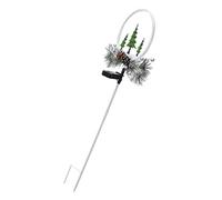 FTVOGUE Luci di Natale a Solare, 12 LED Bianco Caldo 2-Pack | Verde finto e filo di rame, 2 modalità lampeggiante e fissa, fino a 18 ore di autonomia, IP65 per esposizione alla pioggia