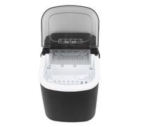 FTVOGUE Macchina per Ghiaccio Automatica da Bancone 9 Pezzi in 6 Minuti Dimensione del Ghiaccio Regolabile Autopulente con Finestra Trasparente per Riunioni di Famiglia Camping Pa
