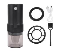 FTVOGUE Macinacaffè a Batteria, Facile da Pulire, per Uso Domestico | Batteria integrata, manopola per la dimensione della macinatura, filtro in acciaio inossidabile, design portatile,