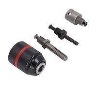 FTVOGUE Mandrino Autoserrante, Ferro con Design Zigrinato per Trapani Elettrici Manuali, 1/2-20UNF, Funzionamento Ergonomico e Stabile