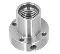 FTVOGUE Mandrino per la Lavorazione del Legno in Acciaio Legato con Piastra Frontale da 2 Pollici per Mandrino 1x8TPI Installazione Semplice con Viti di Montaggio Finitura Lucida Ideale per