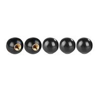 FTVOGUE Manopola a Leva a Sfera da 5 Pezzi, Design Ergonomico, Manopola a Leva a Sfera Resistente per Macchine Utensili, Installazione Semplice con Inserto in Rame per Tutte le Attrezzature