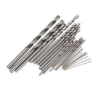 FTVOGUE Micro Punte Elicoidali da 25 Pezzi HSS con Codolo Cilindrico da 0,5 a 3 Mm per Gioielli, Orologi, PCB, Artigianato, Utensili Elettrici di Precisione