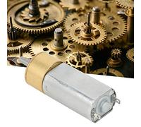 FTVOGUE Mini Motoriduttore Epicicloidale DC12V, Motore Interamente in Ottone a Coppia Elevata con velocità 400 Giri/min per Robot e Auto Intelligenti (800RPM)