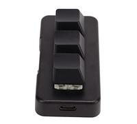 FTVOGUE Mini Tastiera di Controllo, Mini Tastiera a 3 Tasti, Tastiera Macro di Programmazione, Manopola Personalizzata con Cavo USB, Tastiere
