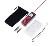 FTVOGUE Misuratore di Distanza con Ampio Schermo LCD Retroilluminato per la Misurazione Pitagorica del Volume Dell'area Continua 20 Memorizzazione dei Dati (40M)