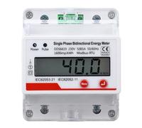 FTVOGUE Misuratore di Energia Digitale Display LCD Multifunzionale Misuratore di Potenza Bidirezionale Monofase per Applicazioni di Energia Rinnovabile con Accumulo di Batterie Solari