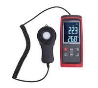 FTVOGUE Misuratore di Illuminamento Digitale, Rilevatore di luminosità della Luce Ad Alta Precisione, Tester di Flusso Luminoso Portatile per Casa, Scuola, Ufficio