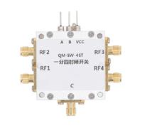 FTVOGUE Modulo Commutatore RF 0,1-6GHz Commutatore Elettronico a Microonde Ad Alto Isolamento Commutatore RF SP4T a Banda Larga con Bassa Perdita di Inserzione