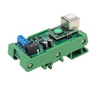 FTVOGUE Modulo Convertitore da Ethernet a PCB Server Seriale DC 12V UDP MQTT per PLC Telecamera PTZ Modbus RTU Integrazione di Rete (Con custodia)