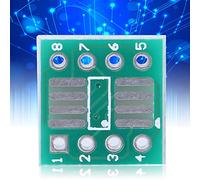 FTVOGUE Modulo Convertitore di Scheda Adattatore Leggero per SOP8 SSOP8 a DIP8 TSSOP8 DIP SMD a in, Materiale in Alluminio + Plastica, Adatto per Multipli per il Circuito Stampato