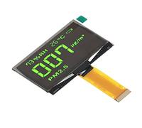 FTVOGUE Modulo Display LCD Organico da 2,42 Pollici con Struttura in Vetro, Schermo 128x64 Autoilluminato per Progetti Fai da Te Ed Elettronica (Visualizzazione verde)