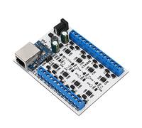 FTVOGUE Modulo PCB Convertitore RJ45 a 8 Hub DC da 7 a 30 V Velocità di Trasmissione Regolabile Protezione TVS Montaggio su Guida DIN per Monitoraggio della Sicurezza Domestica Intelligente e (#1)