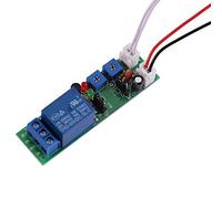 FTVOGUE - Modulo relè interruttore di temporizzazione ON/OFF, CC, 5 V, 12 V, 24 V, regolabile per modulo di test ripetitivo (DC 5 V, 0-24 h)