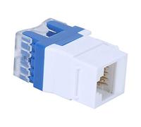 FTVOGUE Modulo RJ45 CAT5E UTP Jack Confezione da 3 Informazioni 180 Gradi Adattatore per Presa Connettore Costruito Secondo le Specifiche Standard per Cavo di Rete Piastra a Muro Home Office