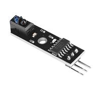 FTVOGUE Modulo Sensore di Tracciamento a Infrarossi da 3 Pezzi, Interruttore Fotoelettrico IR Digitale, Intervallo di Rilevamento Accurato da 1 Mm a 25 Mm per Auto Intelligenti e Robot
