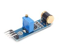 FTVOGUE Modulo Sensore di Vibrazioni 801S Modulo Sensore di Shock con LM393, sensibilità Regolabile, Uscita Segnale Analogico e TTL, DC 3-5V, Scheda a 4 Pin per Elettronica Fai-da-te e Rilevamento