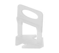 FTVOGUE Morsetto Livellatore per Piastrelle Supporto Base in Plastica da 100 Pezzi per Strumento di Costruzione Fai-da-te per Piastrelle per Pavimenti a Parete con Spessore 3-15 Mm