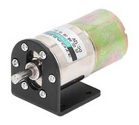 FTVOGUE Motoriduttore Elettrico CC con Micro Spazzole, Lega di Alluminio con velocità Regolabile 0-150 Giri/min per Robotica, Modello 37GA520 (0-10 RPM al minuto)