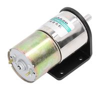 FTVOGUE Motoriduttore Elettrico CC con Micro Spazzole, Lega di Alluminio con velocità Regolabile 0-150 Giri/min per Robotica, Modello 37GA520 (0-50 RPM al minuto)